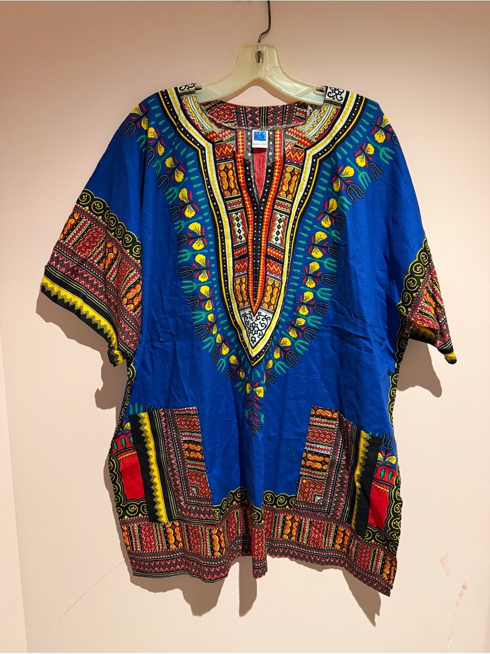 Mama & Papa Men's retro hippie Rasta tunic
